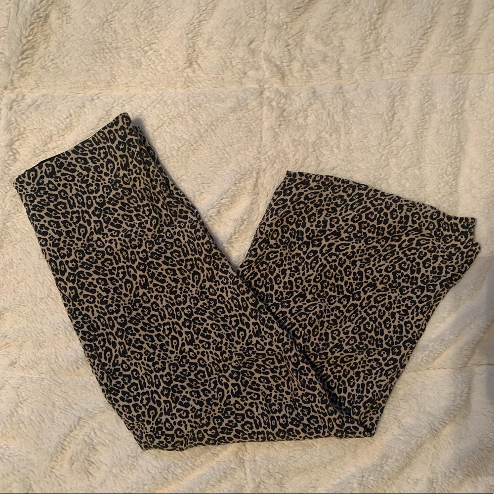 Leopard Print Midi Skirt